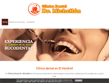 Tablet Screenshot of clinicadentalcarlosmichellon.com